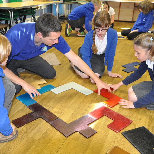 Collaborative maths problem solving during a Key Stage 2 workshop