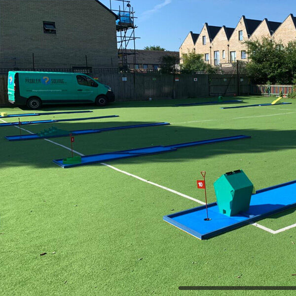 The Problem Solving Company delivering crazy golf at uk schools
