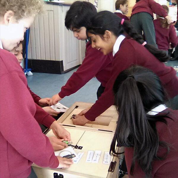 Interactive escape box workshop delivered in school
