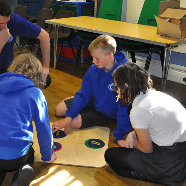KS2 maths workshop delivered in a primary school