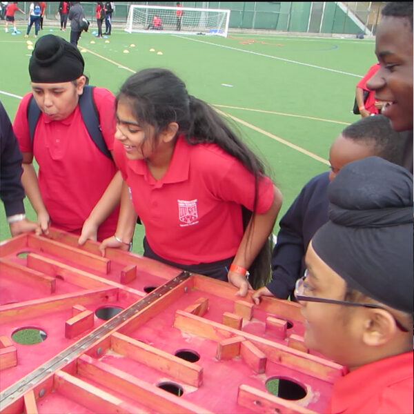 KS3 challenge day encouraging teamwork and resilience