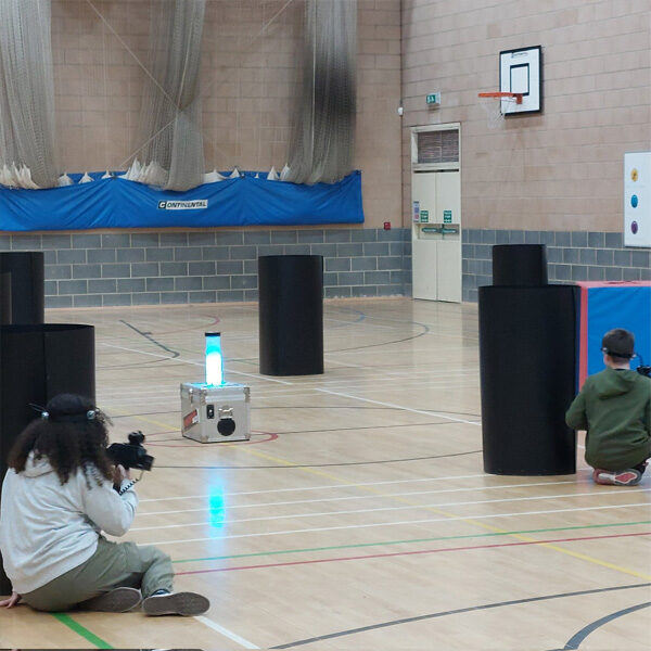 Secondary school activity days running laser tag